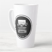 Lila LATTE Milchtasse (Linke Ecke)