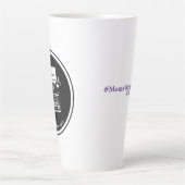 Lila LATTE Milchtasse (Vorderseite)
