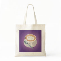 Lila Latte Tasche