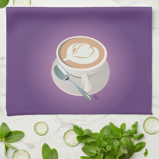 Lila Latte Tuch (Gefaltet)