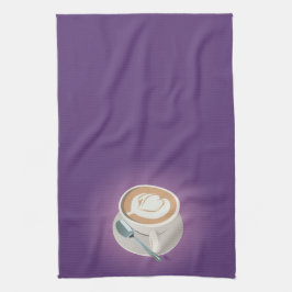 Lila Latte Tuch