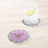 Lila Lauch-Untersetzer Untersetzer (Seite)