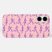 Lila Läufer Case-Mate iPhone Hülle (Rückseite (Horizontal))
