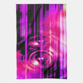 Lila Lautsprecher Geschirrtuch (Vertikal)