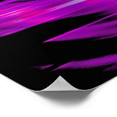 Lila Lautsprecher Poster (Ecke)