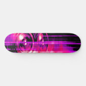 Lila Lautsprecher Skateboard (Horizontal)