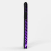 Lila Lautsprecher und Schallwellen Case-Mate iPhone Hülle (Hinten/Rechts)