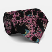 Lila Lava 3D-Fraktal-Krawatte Krawatte (Gerollt)