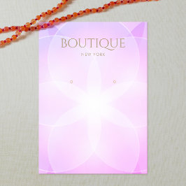 Lila Lava Glow Earring Display Card