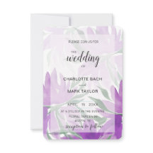 Lila Lavander Watercolor Elegante
