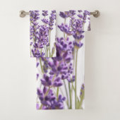 Lila Lavendel #1 #decor #art Badhandtuch Set (Insitu)