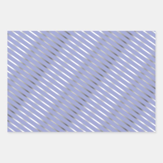 Lila Lavendel-Abschluss-Flachblatt-Set 3 Geschenkpapier Set (Vorderseite 3)