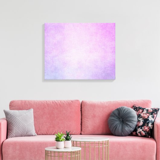 Lila Lavendel-Aquarell-Hintergrund Leinwanddruck (Insitu (Wohnzimmer))