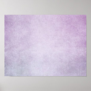 Lila Lavendel Aquarell Personalisierter Hintergrun Poster