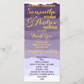 Lila Lavendel-Aquarellprogramm Programm (Vorderseite)