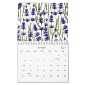 Lila Lavendel-Blume 2026 Kalender (Jan 2027)