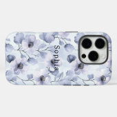 Lila Lavendel-Blume Case-Mate iPhone Hülle (Rückseite (Horizontal))