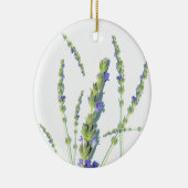 Lila Lavendel Blume Décor Keramik Ornament (Rechts)