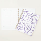 Lila Lavendel-Blume _ Muster-Skript Planer (Anzeige)