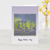 Lila Lavendel-Blume Schöne Moments Card Karte (Gelbe Blume)