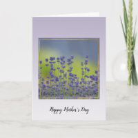 Lila Lavendel-Blume Schöne Moments Card