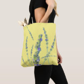 Lila Lavendel Blume Tote Tasche (Von Nahem)