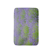 Lila Lavendel-Blumen Badematte (Vorderseite Vertikal)
