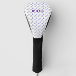 Lila Lavendel Blumen Botanisch All-in-One-Folie W Golf Headcover