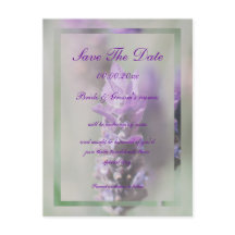 Lila Lavendel-Blumen-Hochzeit | Personalisieren