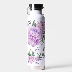 Lila Lavendel Blumen Wasserflasche Trinkflasche