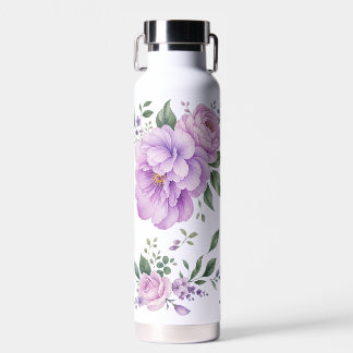 Lila Lavendel Blumen Wasserflasche Trinkflasche