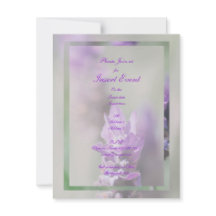 Lila Lavendel-Blumenhochzeit | Personalisieren