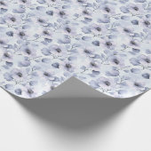 Lila Lavendel-Brautparty Geschenkpapier (Ecke)