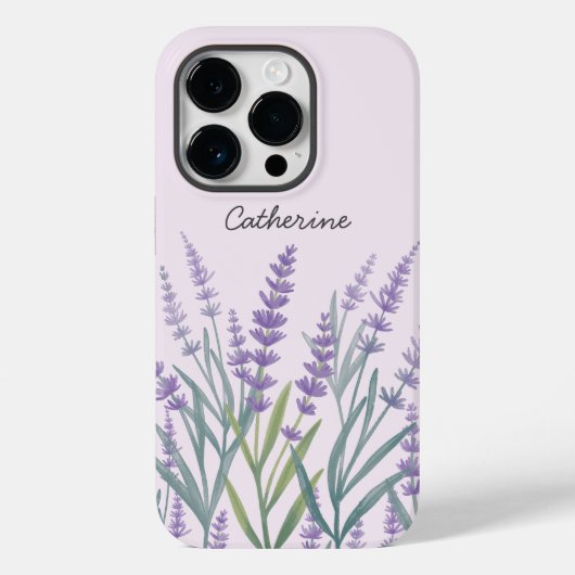 Lila Lavendel Case-Mate iPhone Hülle (Rückseite)