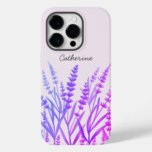 Lila Lavendel Case-Mate iPhone Hülle (Rückseite)