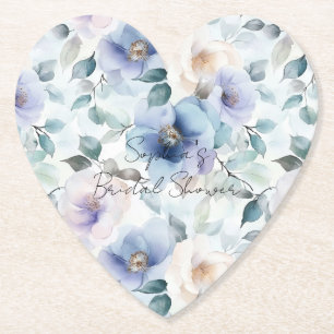 Lila Lavendel-Creme-Blüten Untersetzer