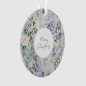 Lila Lavendel Creme Rose Blumenkohl Brautparty Ornament (Vorderseite)