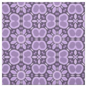Lila Lavendel Elegantes Mosaikmuster Stoff (Muster)