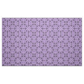 Lila Lavendel Elegantes Mosaikmuster Stoff (Fat Quarter (45,7 x 55,9 cm))