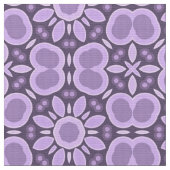 Lila Lavendel Elegantes Mosaikmuster Stoff (Nahaufnahme)