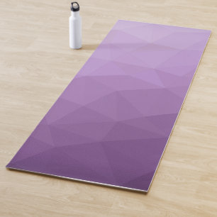 Lila-Lavendel Farbverlauf Geometrisches Netz Muste Yogamatte