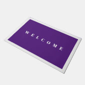 lila Lavendel Fußmatte (Schrägansicht)