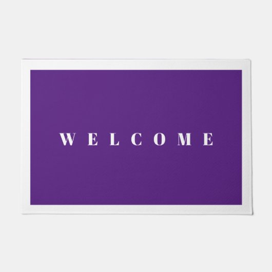 lila Lavendel Fußmatte (Vorderseite)