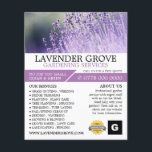 Lila Lavendel, Gartenservice, Gartenbauer Flyer<br><div class="desc">Lila Lavendel,  Gartenservice,  Gartenbau-Werbe-Flyer vom Business Card Store.</div>