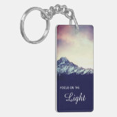 *~* lila Lavendel-Gebirgsermutigung LOA Schlüsselanhänger (Vorderseite links)