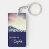 *~* lila Lavendel-Gebirgsermutigung LOA Schlüsselanhänger (Rückseite)