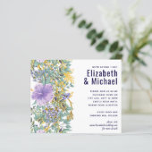 Lila Lavendel-Grüne Hochzeit (Stehend Vorderseite)