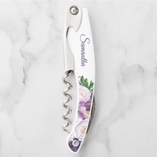 Lila Lavendel Grüne wird meine Bridesmaid Kellnermesser (Vorderseite)