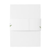 Lila Lavendel-Hochzeit Einladungsbanderole (Rückseitenbeispiel)