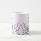 Lila Lavendel Kaffeetasse (Mittel)